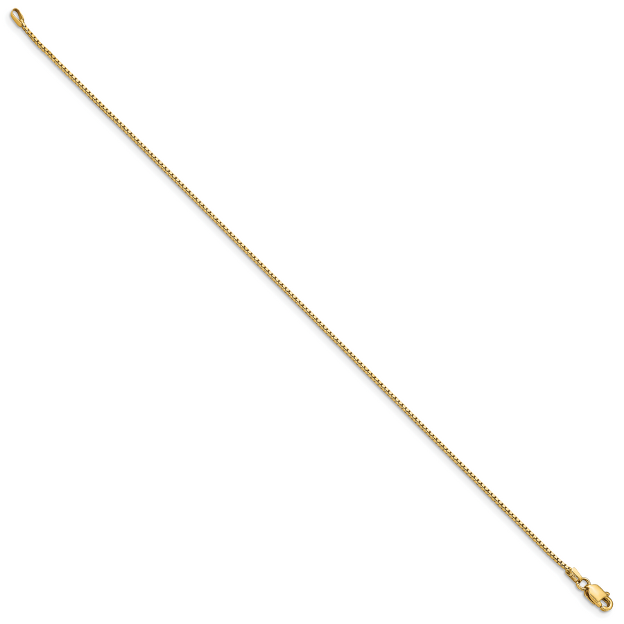 Pulsera de Oro Amarillo de 14k de 7 pulgadas y 0.95mm con Cierre de Langosta