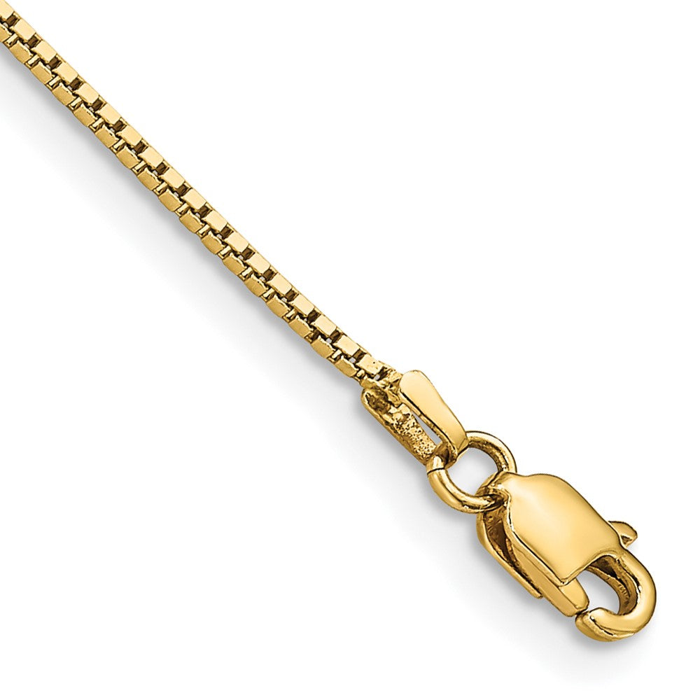Pulsera de Oro Amarillo de 14k de 7 pulgadas y 0.95mm con Cierre de Langosta
