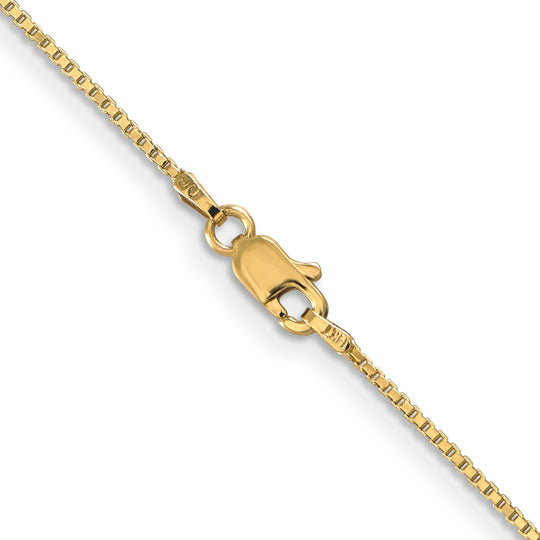 14k 1mm box chain