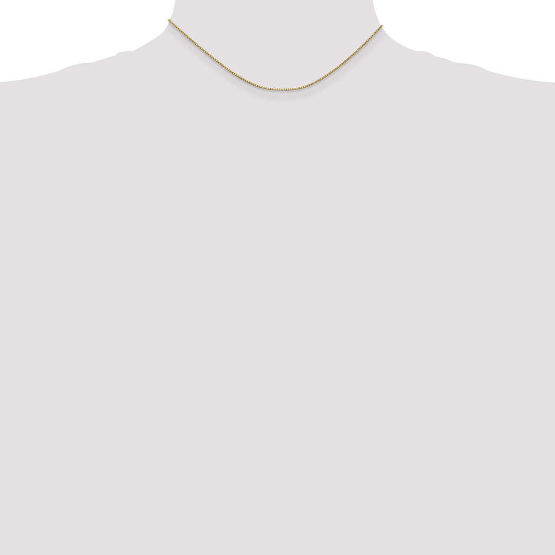 14k 1mm box chain