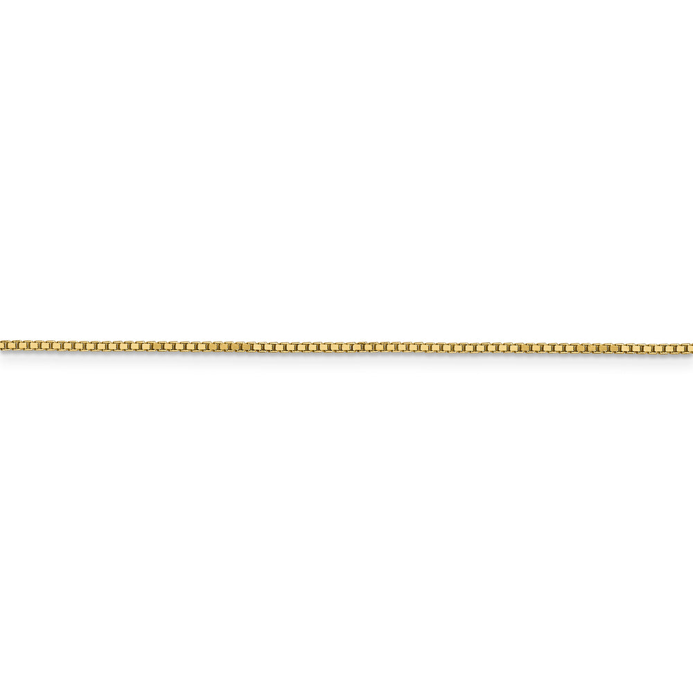 14k 1.05mm box chain