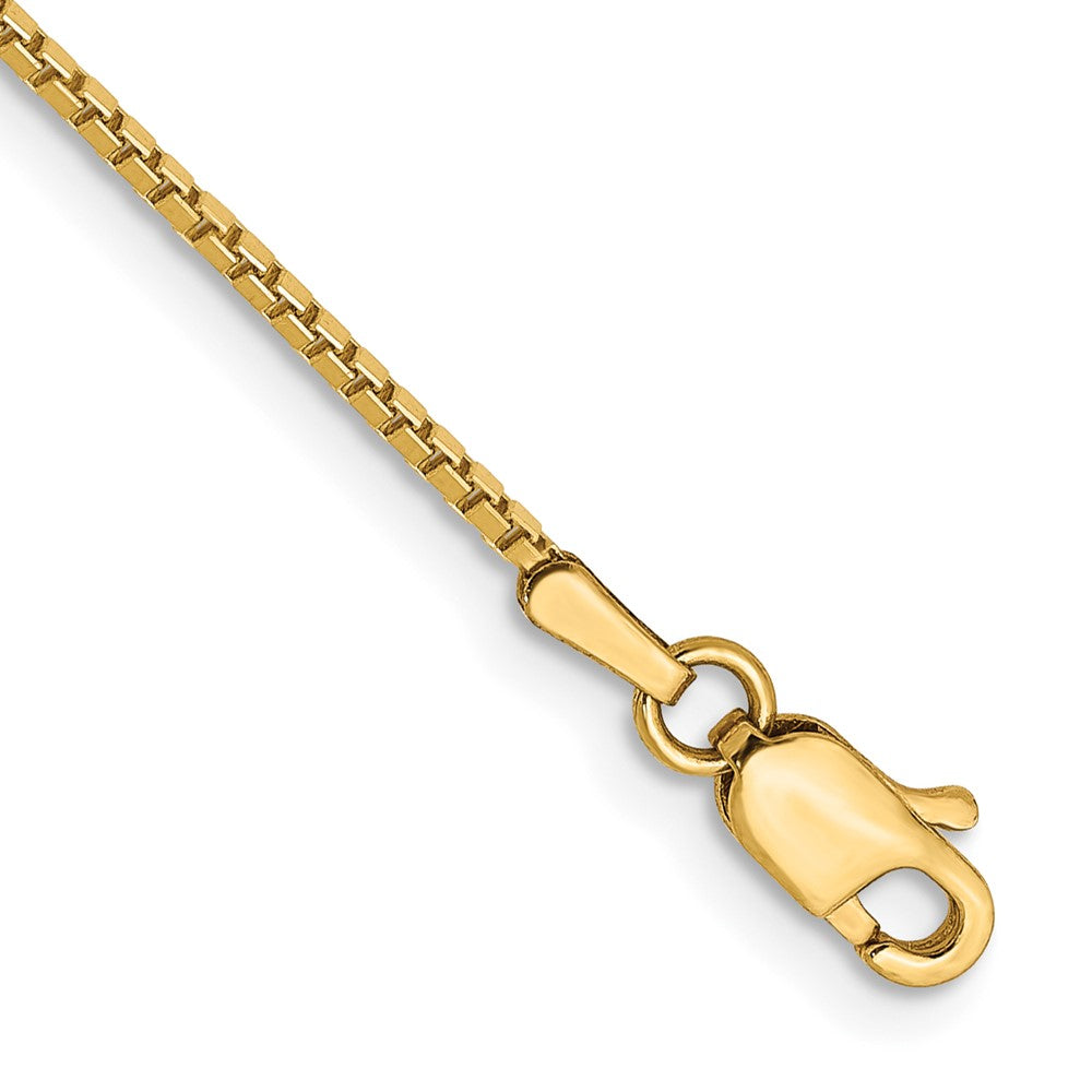 Pulsera de Oro Amarillo de 14k de 7 pulgadas y 1.05mm con Cierre de Langosta