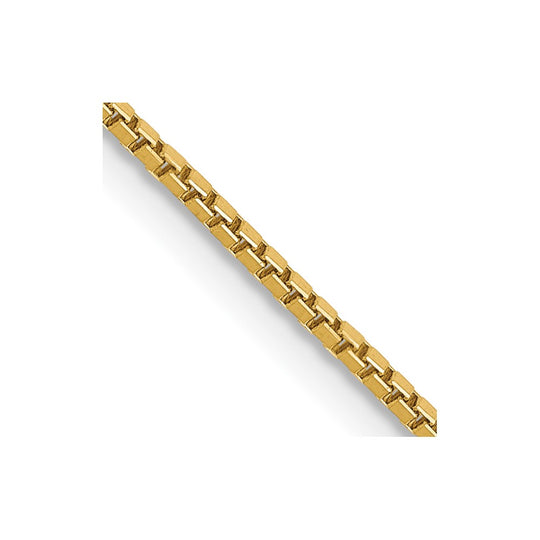 14k 1.05mm box chain