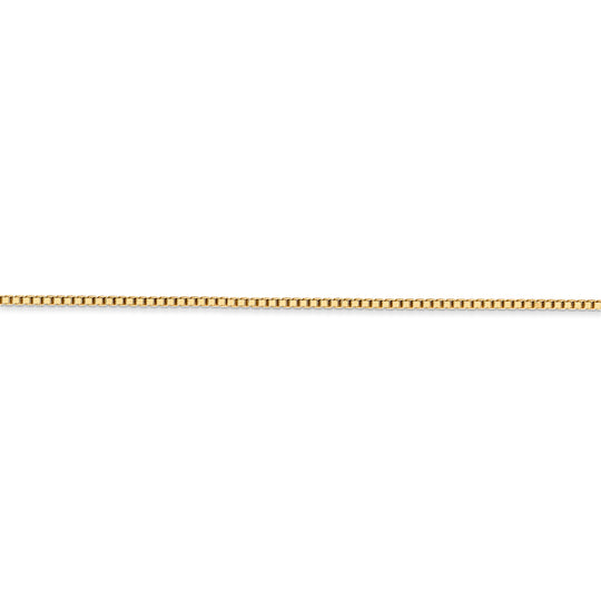 14k 1.3mm box chain