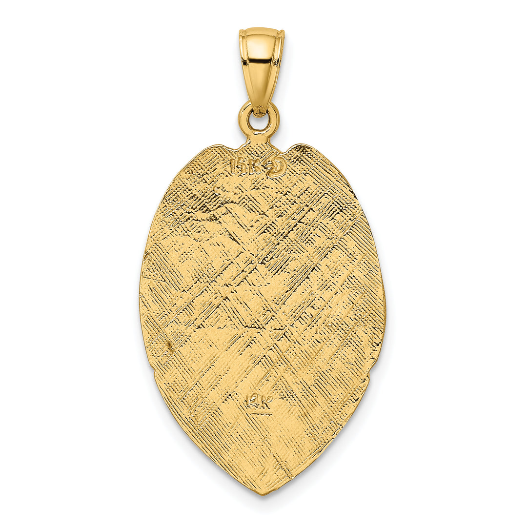 Colgante Grande con Insignia en Oro Amarillo de 14k