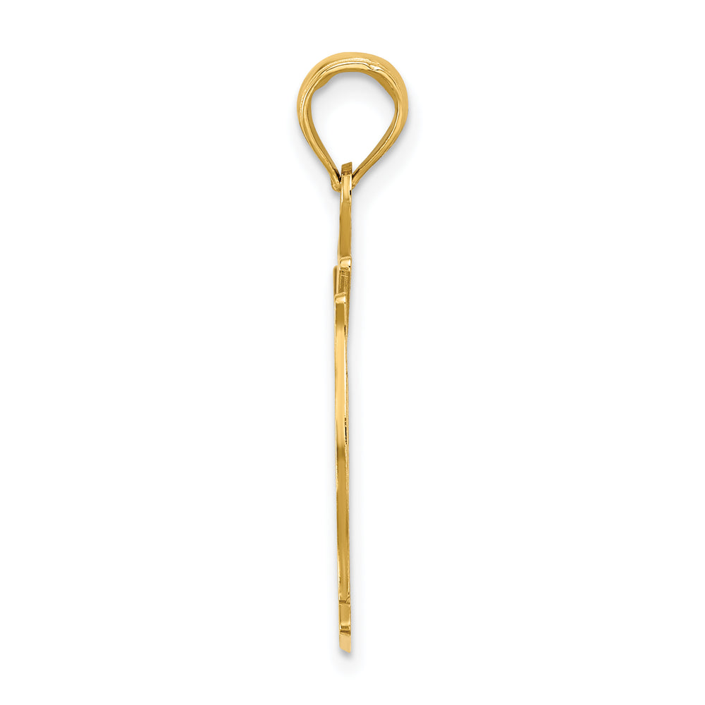 Dije "Fd Ladies Aux in Shield" en Oro Amarillo de 14k