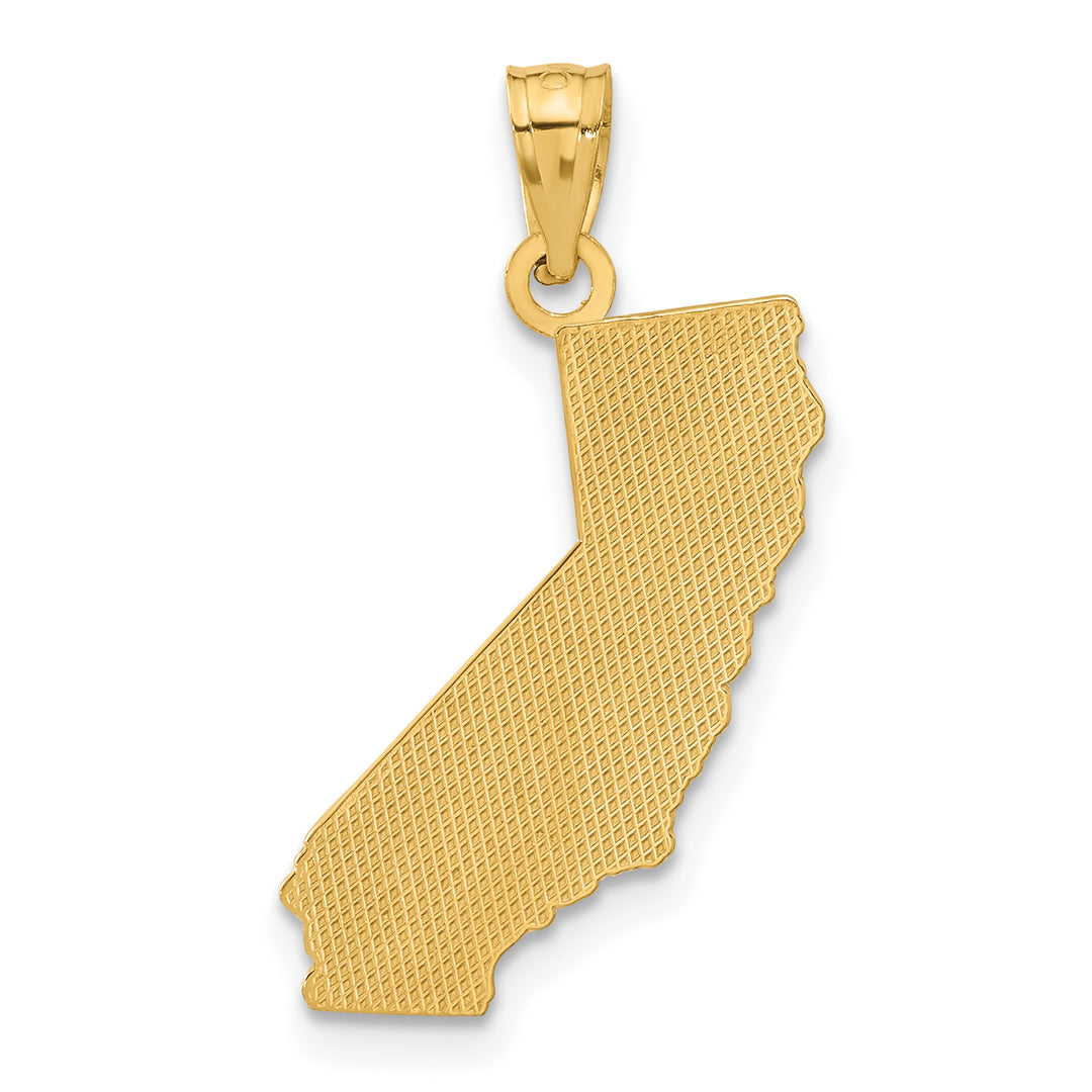 Dije del Estado de California "Cali Girl " en Oro Amarillo 14K