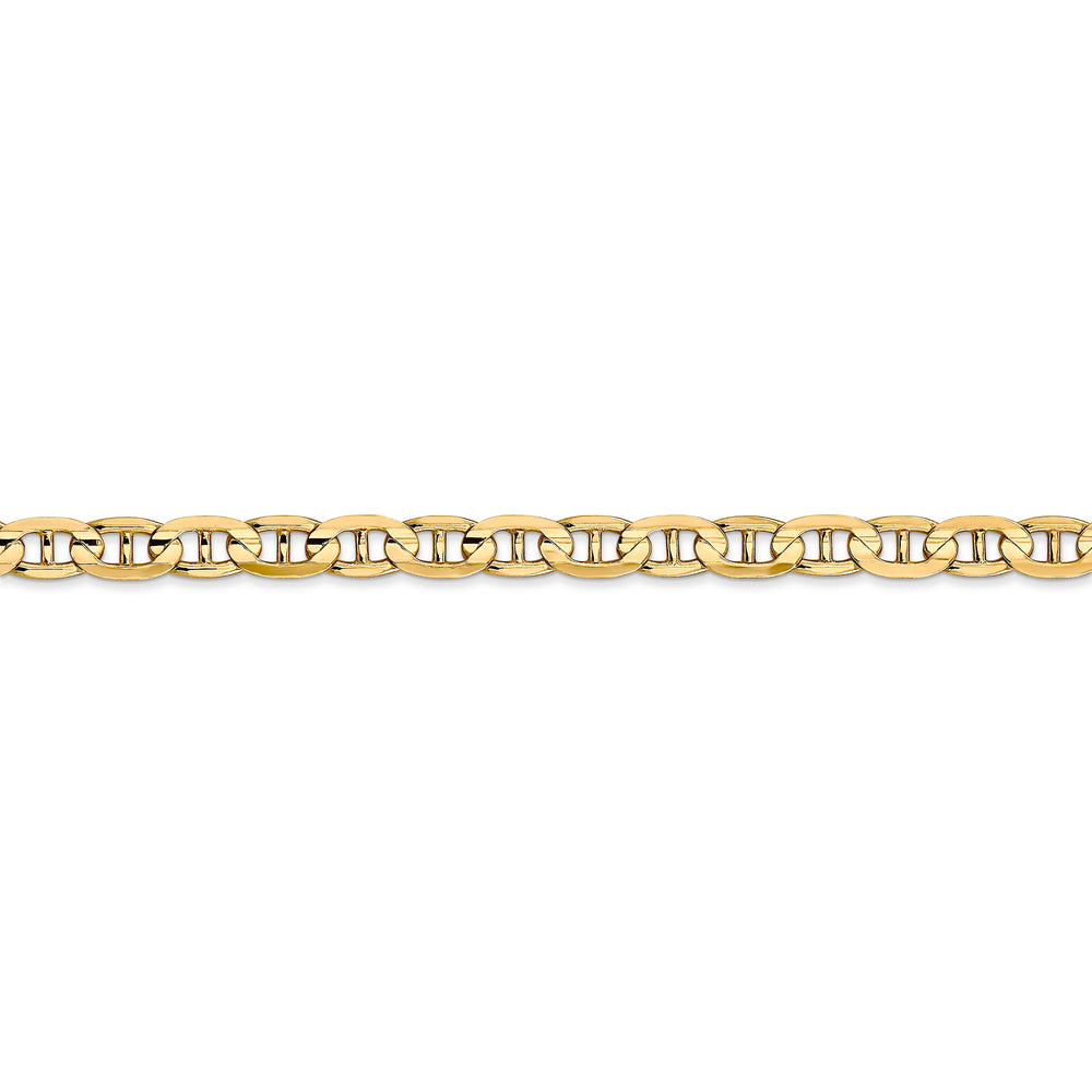 14k 4.5mm Concave Anchor Chain