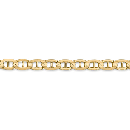 14k 5.25mm Concave Anchor Chain