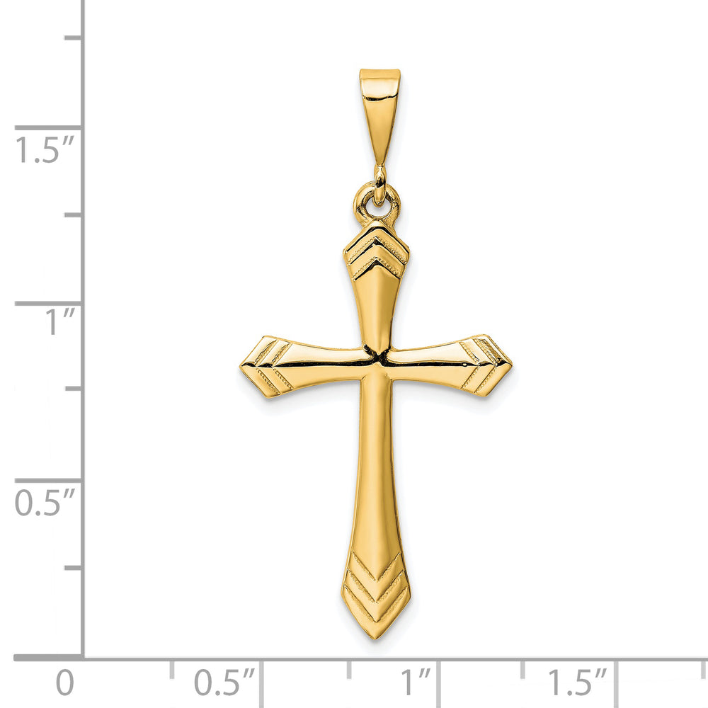 14k Gold Passion Cross Pendant