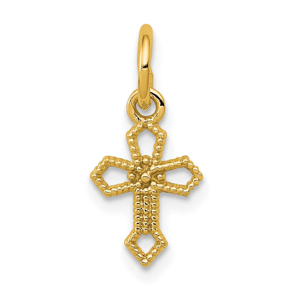 14k Yellow Gold Passion Crucifix Pendant