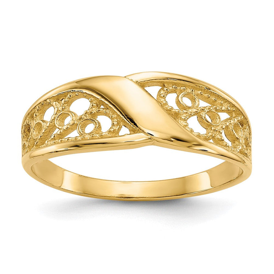 Anillo Filigrana de Oro de 14k