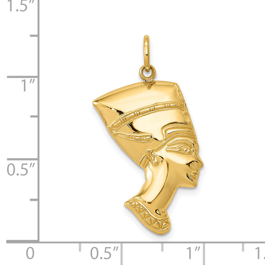 Charm de Nefertiti en 14K