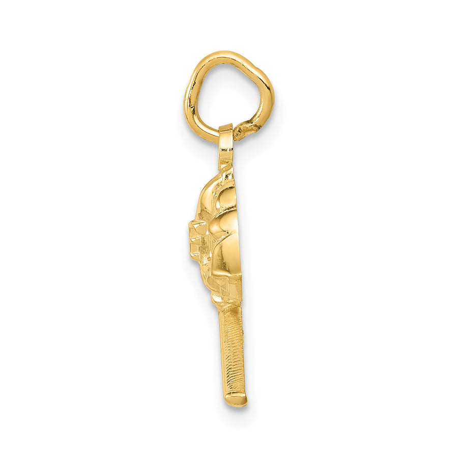 Dije del Departamento de Bomberos en Oro Amarillo de 14k