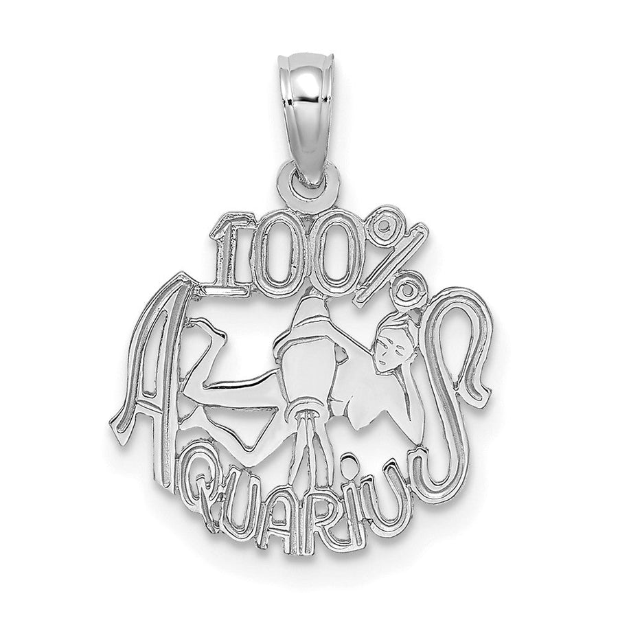 Dije Zodiacal "100% ACUARIO" en Oro