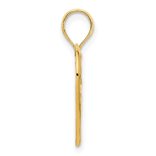 Colgante Corazón dentro de Corazón en Oro de 14k