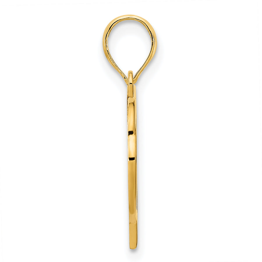 Colgante Corazón en un Corazón en Oro de 14k