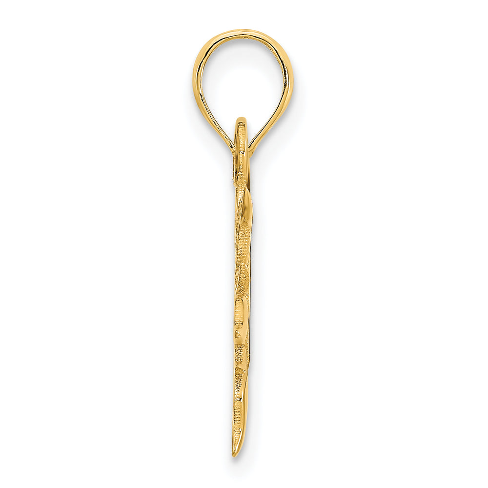 Dije Sol "I Love My Sunshine" con Epoxi en Oro Amarillo de 14K