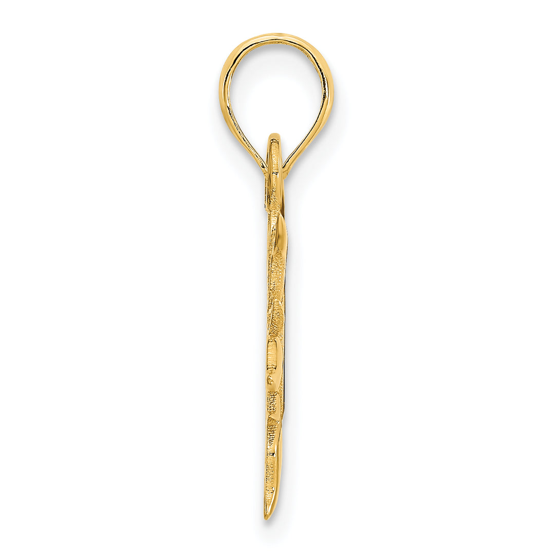 Dije Sol "I Love My Sunshine" con Epoxi en Oro Amarillo de 14K