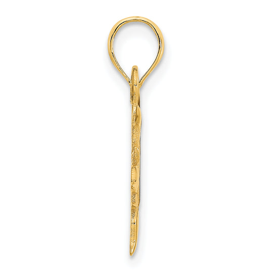 Dije Sol "I Love My Sunshine" con Epoxi en Oro Amarillo de 14K