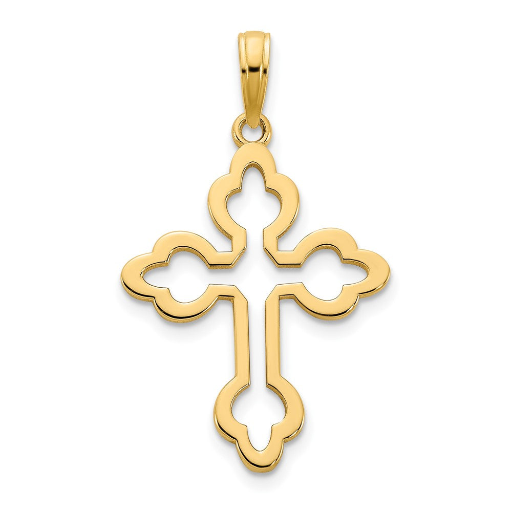 14k Yellow Gold Cross Pendant