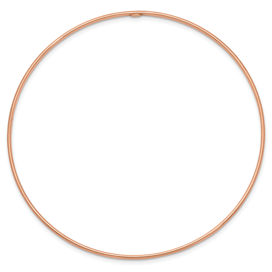 Brazalete Slip-on en Oro Rosa de 14k de 1.5mm Pulido