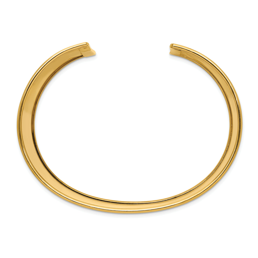 14K Yellow Gold Cuff Bracelet (47 mm) Polished