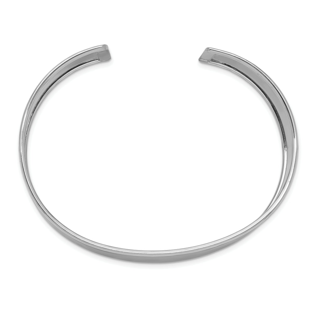 18.5mm Polished 14k White Gold Bracelet