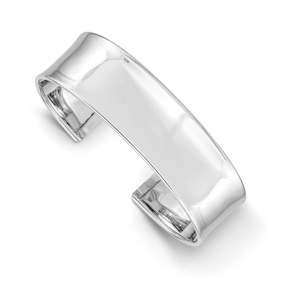 18.5mm Polished 14k White Gold Bracelet