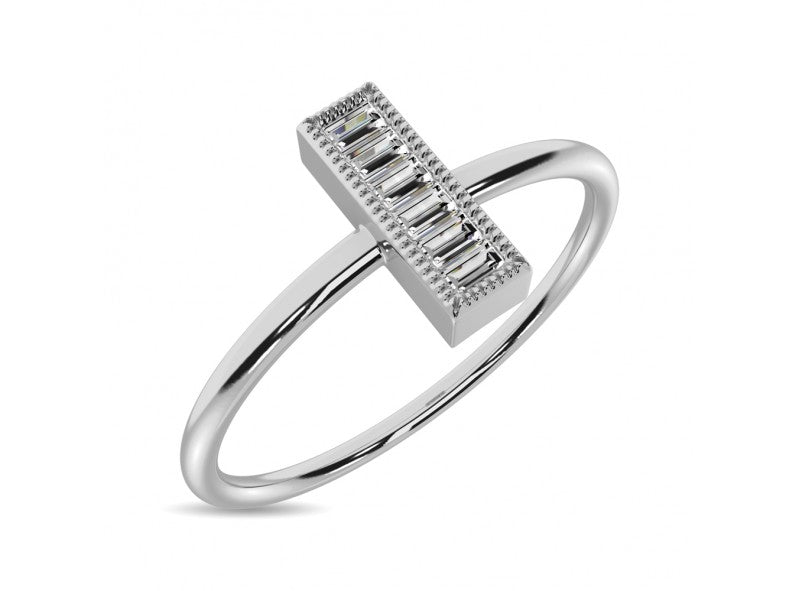 Anillo de Moda - piedras laterales - GSRG-571