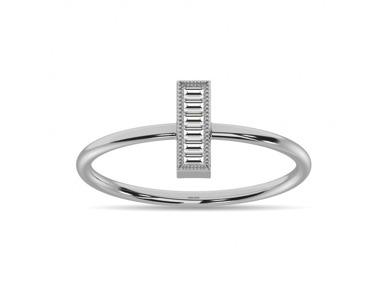 Anillo de Moda - piedras laterales - GSRG-571
