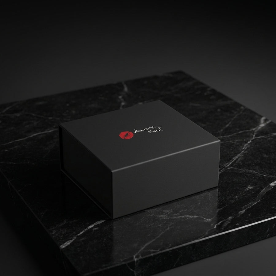 Estuche de Lujo 'Amore Mio' para Anillo de Compromiso: Edición Limitada con Detalles Exclusivos
