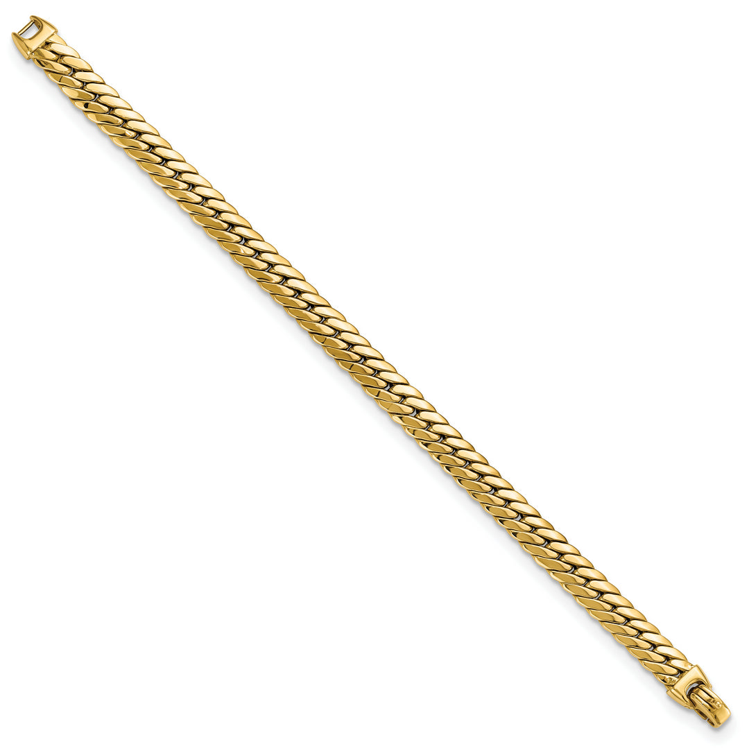 Pulsera 14K de Cadena Grande Tipo Serpiente