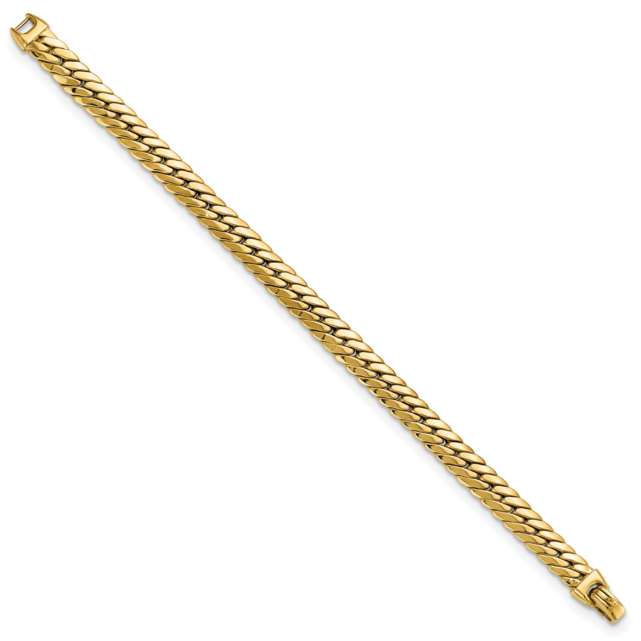 Pulsera 14K de Cadena Grande Tipo Serpiente