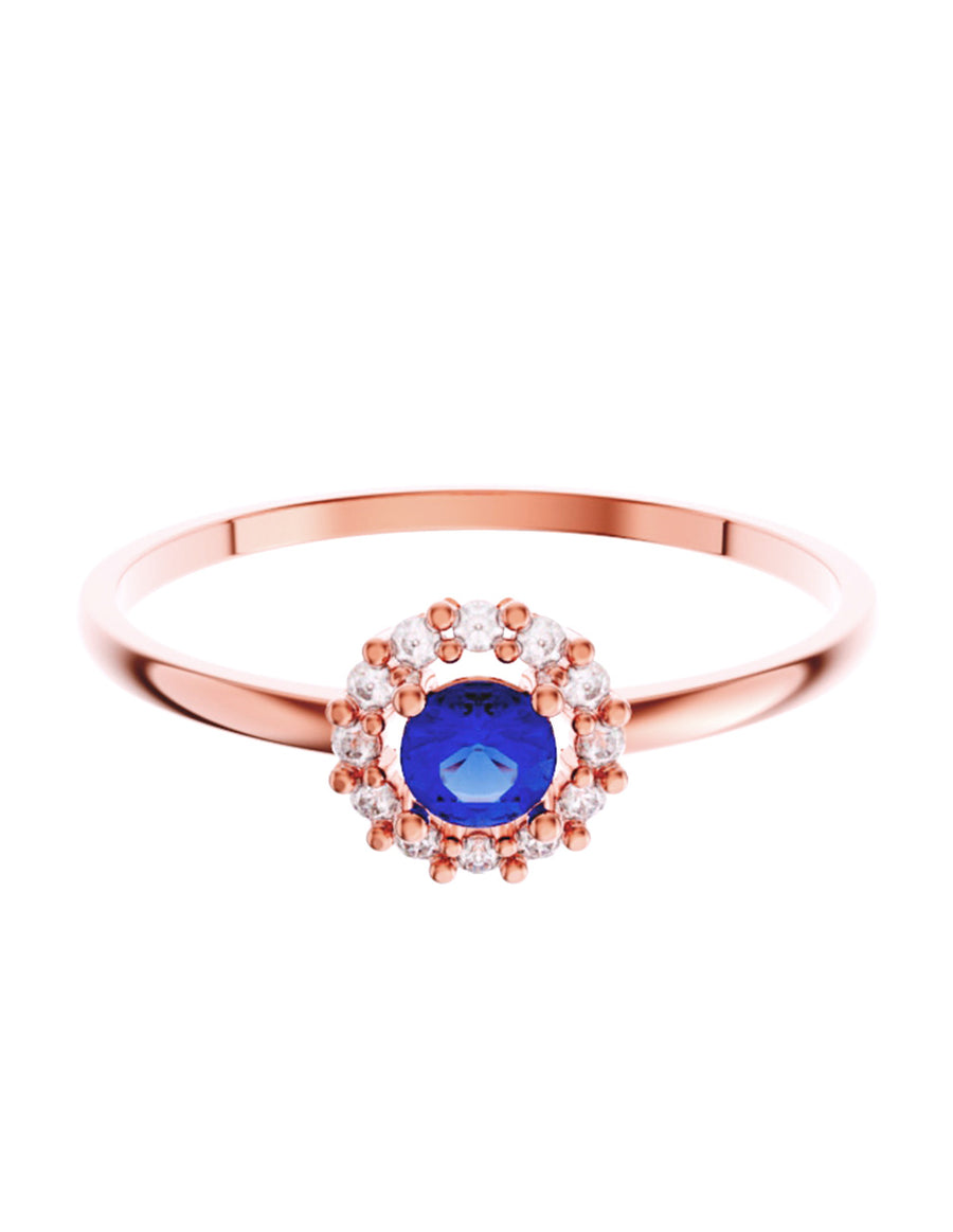 ANILLO DE ORO CON CIRCONIA