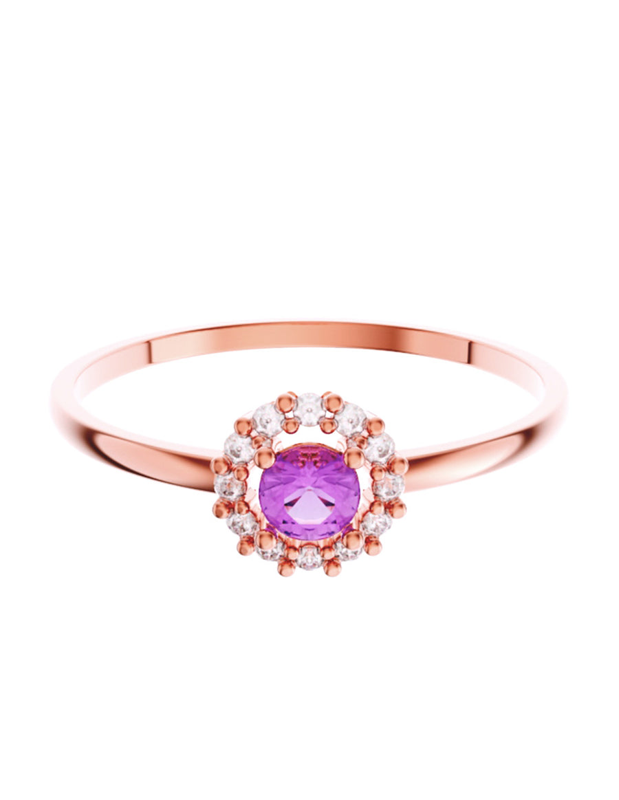 ANILLO DE ORO CON CIRCONIA