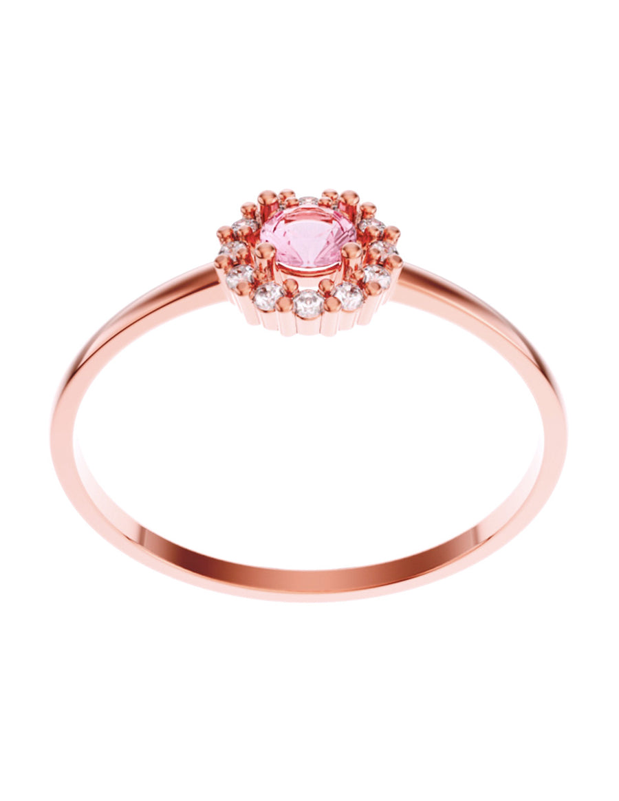 ANILLO DE ORO CON CIRCONIA