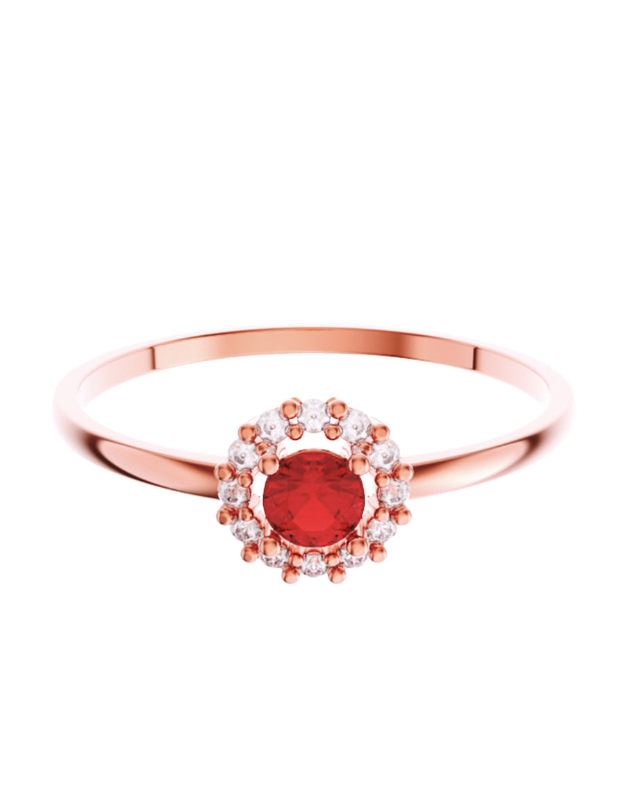 ANILLO DE ORO CON CIRCONIA