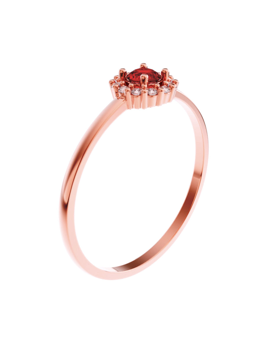 ANILLO DE ORO CON CIRCONIA