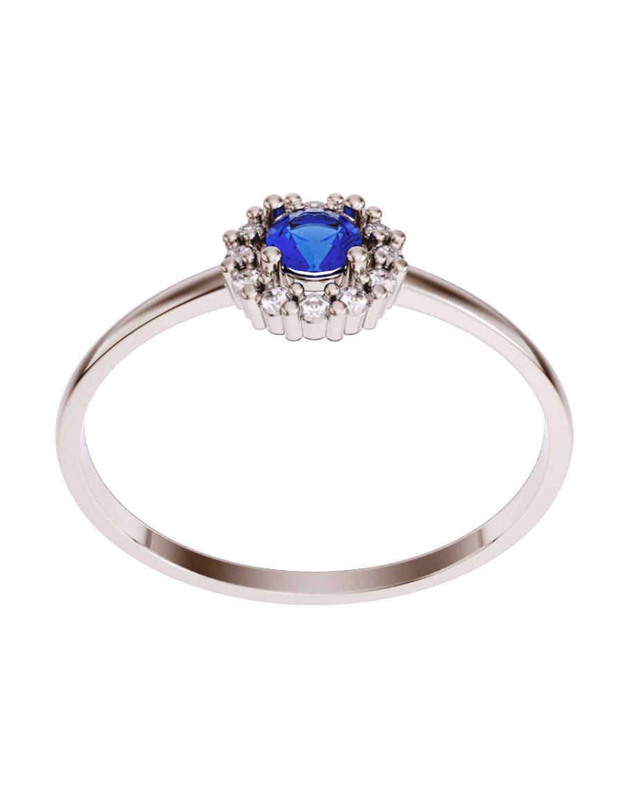 ANILLO DE ORO CON CIRCONIA