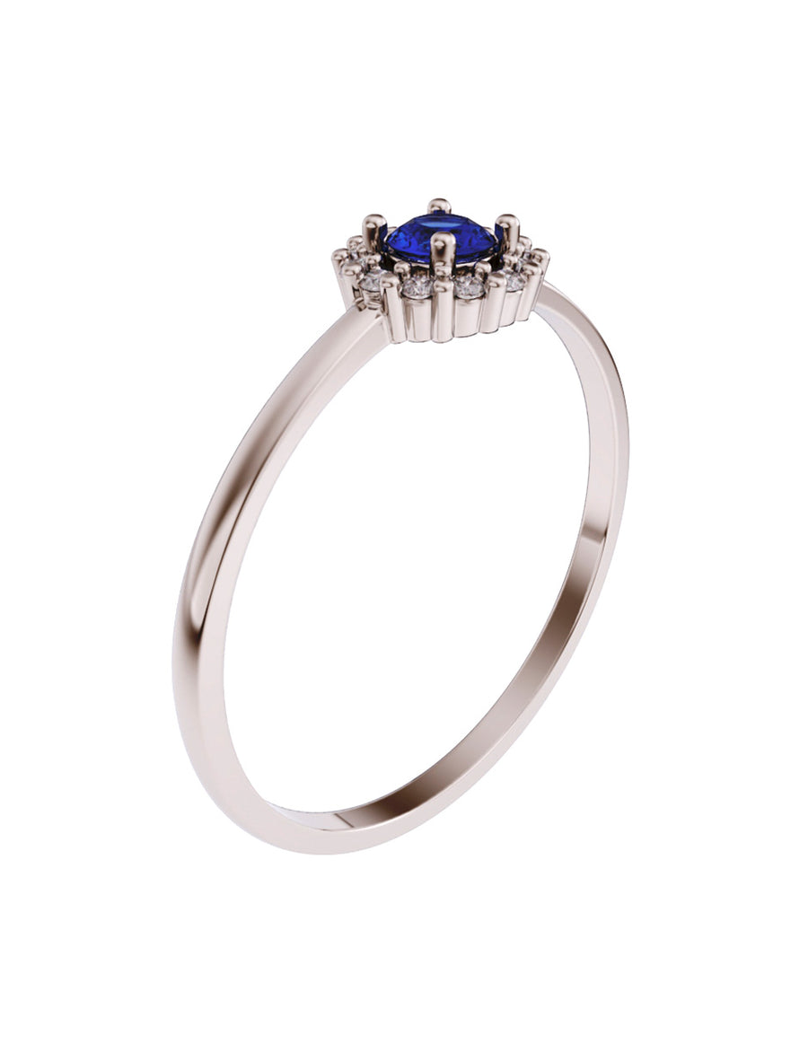 ANILLO DE ORO CON CIRCONIA