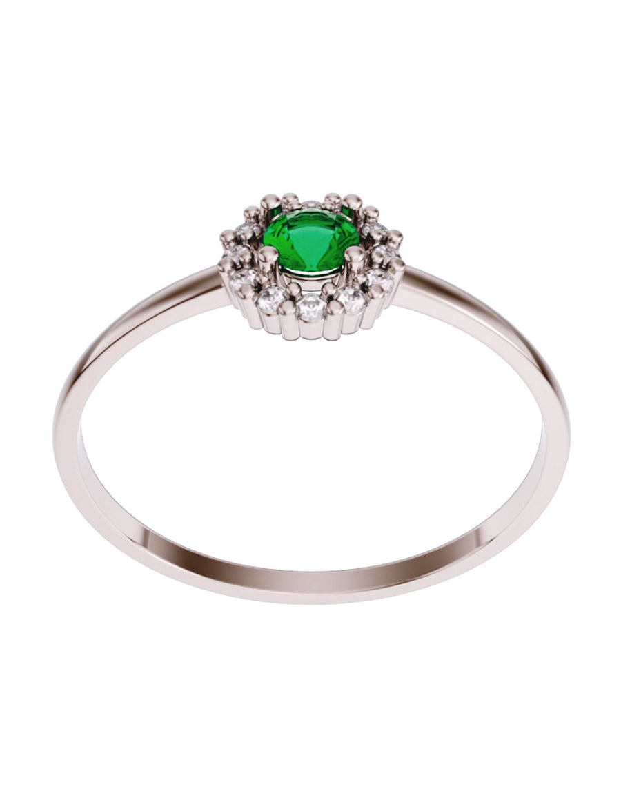 ANILLO DE ORO CON CIRCONIA