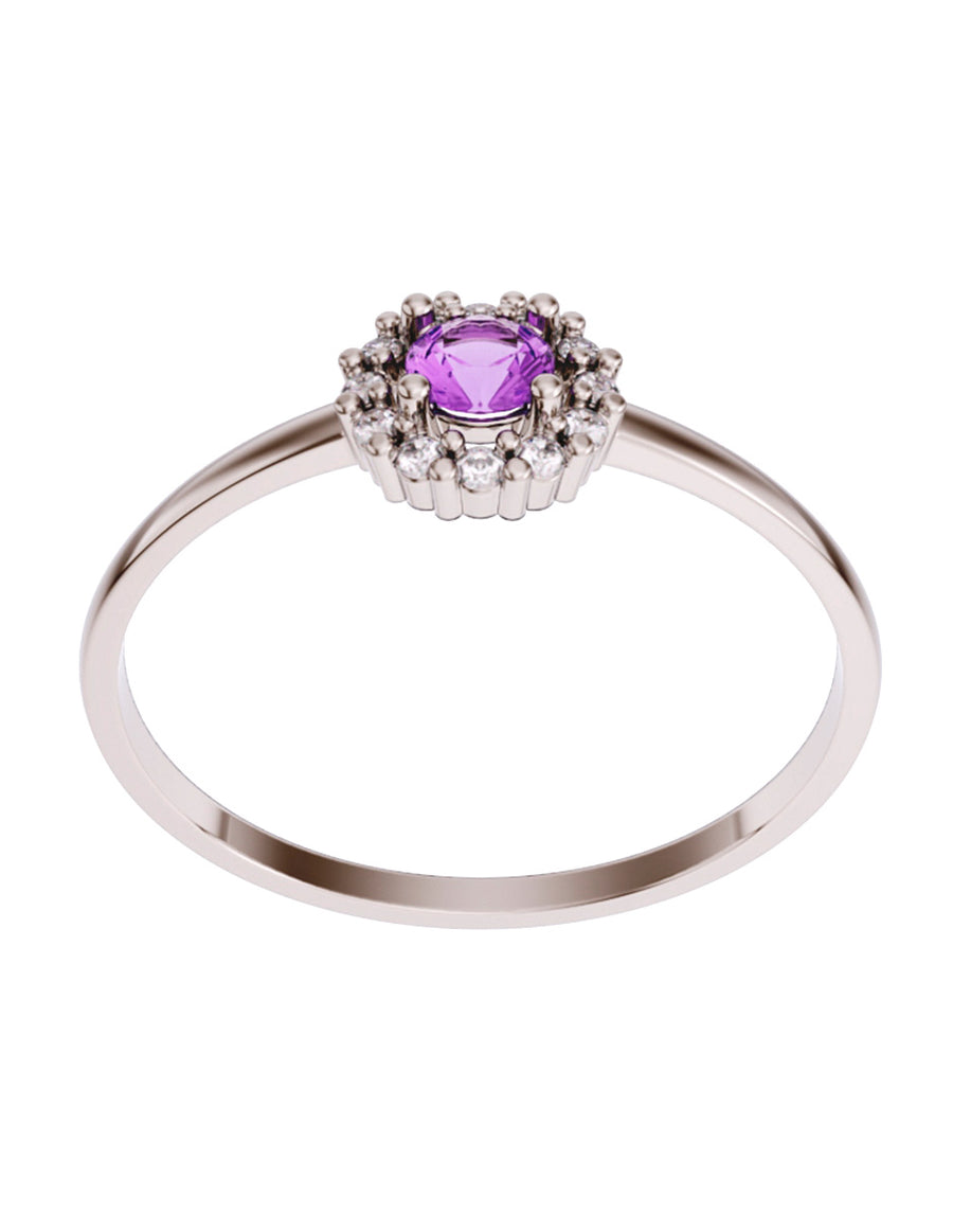 ANILLO DE ORO CON CIRCONIA