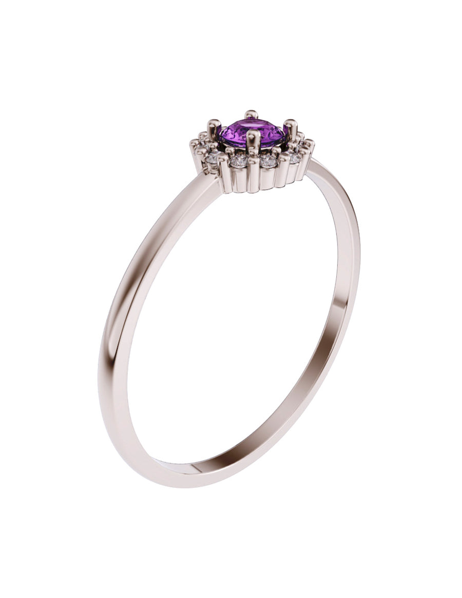 ANILLO DE ORO CON CIRCONIA