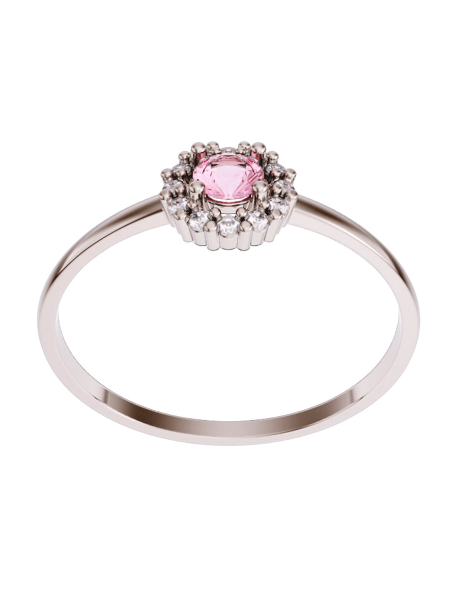 ANILLO DE ORO CON CIRCONIA