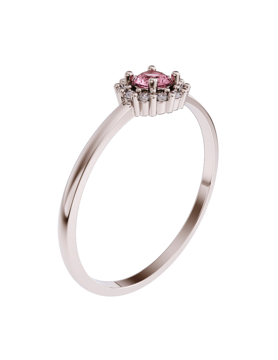 ANILLO DE ORO CON CIRCONIA