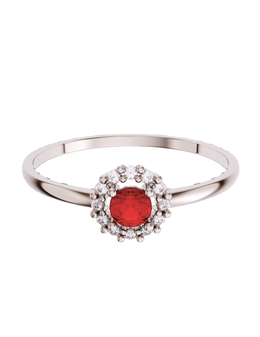 ANILLO DE ORO CON CIRCONIA