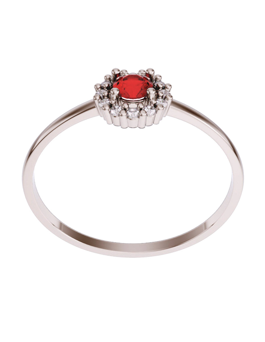 ANILLO DE ORO CON CIRCONIA