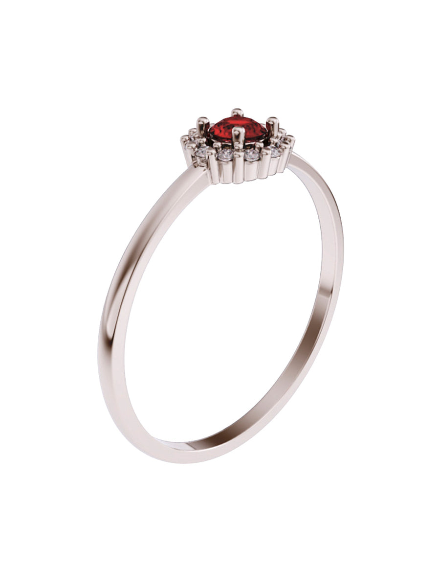 ANILLO DE ORO CON CIRCONIA