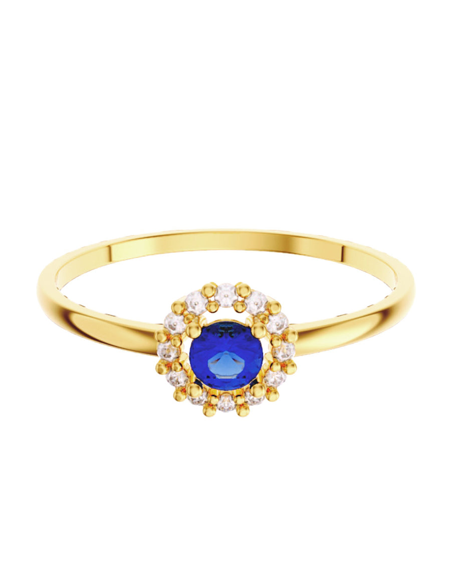 ANILLO DE ORO CON CIRCONIA